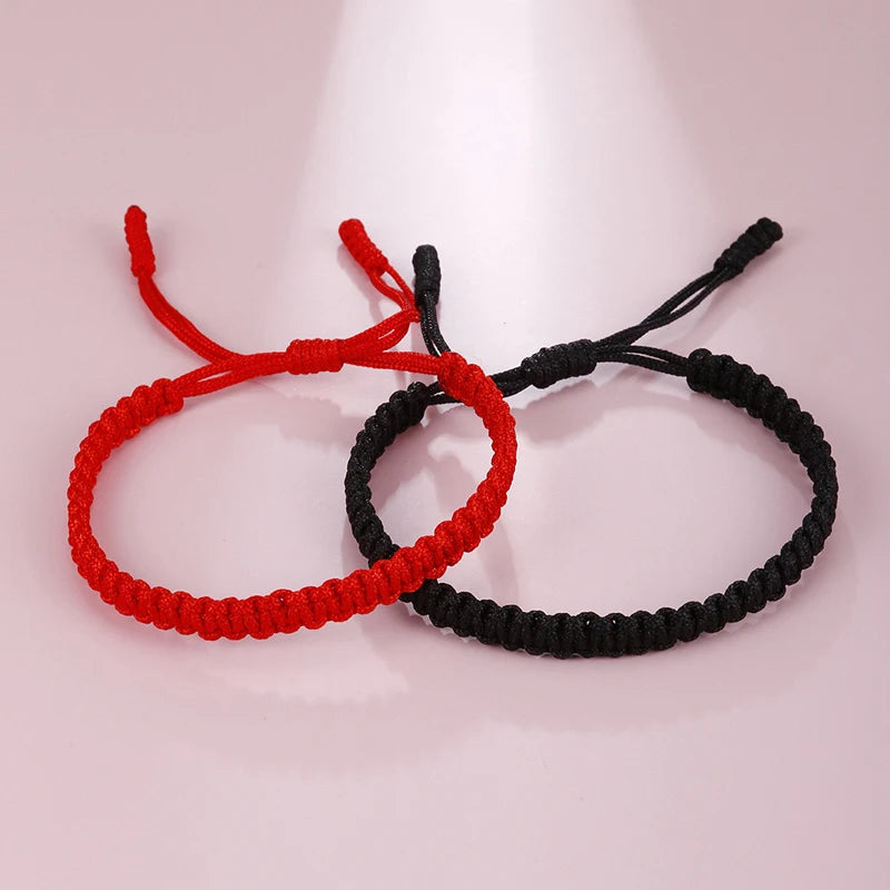 Handmade Woven Rope Bracelet – Good Luck Diamond Knot Gift Charm Bracelet Nixie
