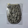 Double-Sided Exfoliating Bath Glove Body Scrubber & Massage Mitt Exfoliating Bath Glove Nixie Gray-1pc