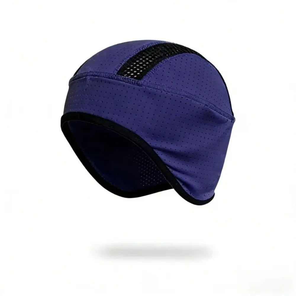 Ice Silk Helmet Inner Cap – Quick Dry Breathable Cycling Cap Helmet Inner Cap Nixie Navy Blue