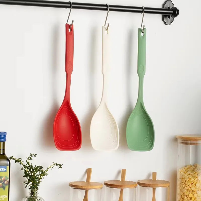 2-in-1 Silicone Spatula & Spoon with Scale | Non-Stick Safe Silicone Kitchen Utensil Nixie