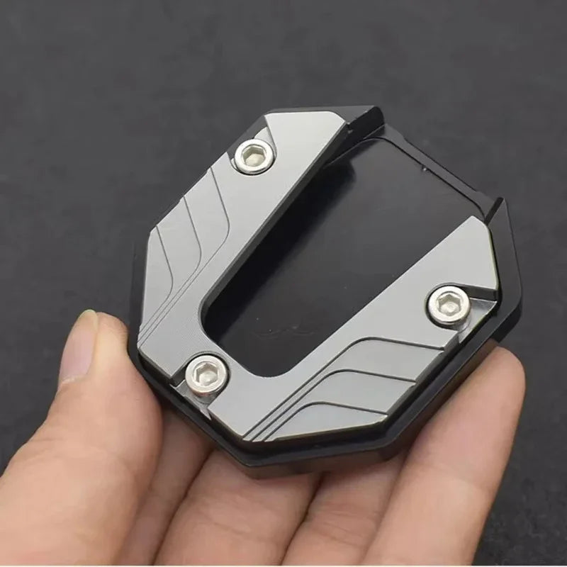 Aluminum Motorcycle Kickstand Extension Foot Pad Side Stand Kickstand Foot Pad Nixie