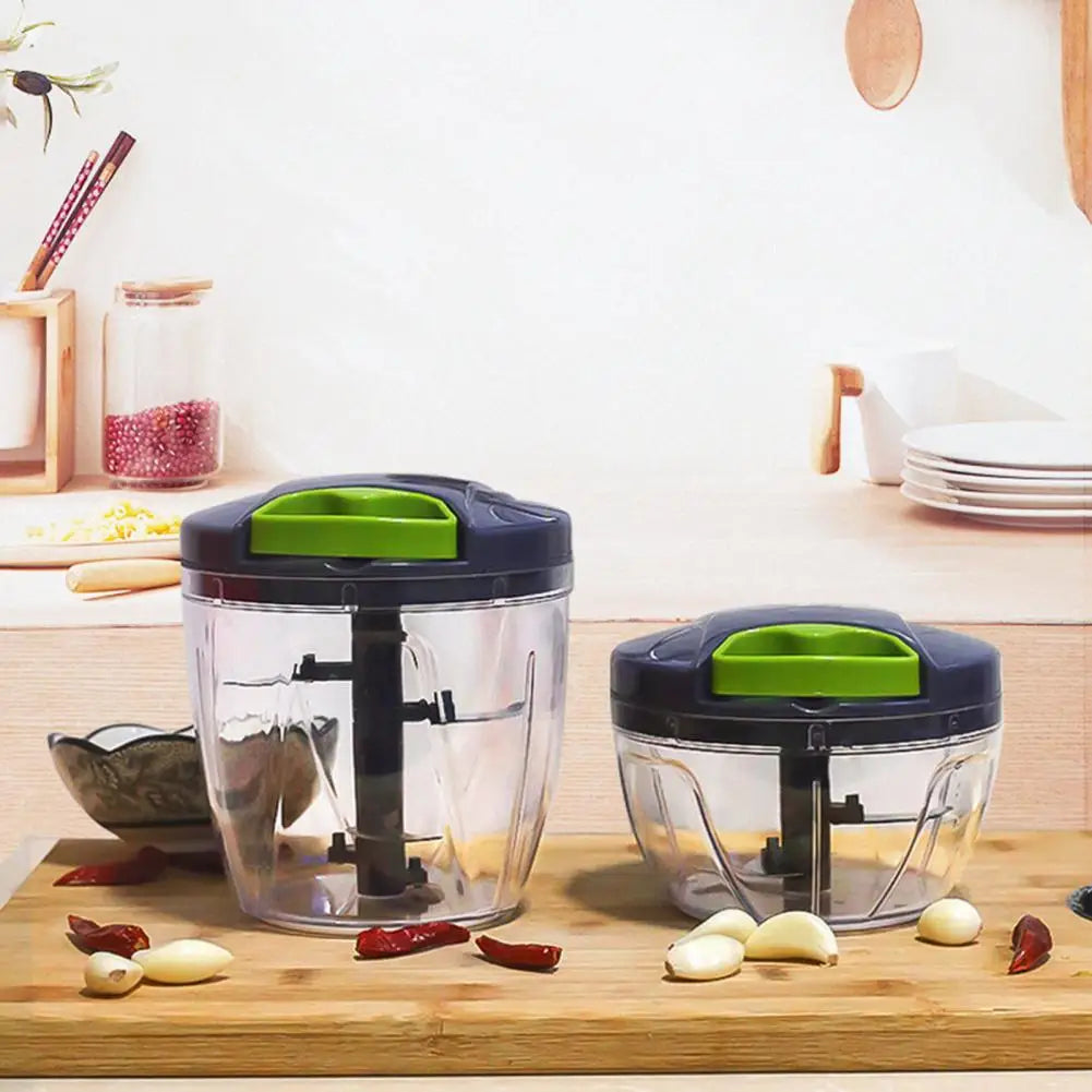 Manual Food Chopper – Sharp Stainless Steel Blades | Nixie Manual Food Chopper Nixie