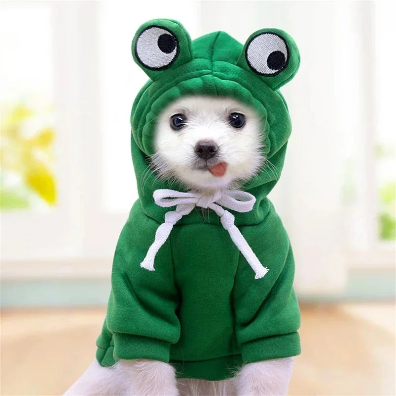 Cute Fruit Dog Hoodie – Warm Fleece Jacket for Small Dogs Dog Hoodie Jacket Nixie