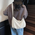 Korean Plaid Shoulder Bag – Large Crossbody Bag for Women Crossbody Shoulder Bag Nixie Beige
