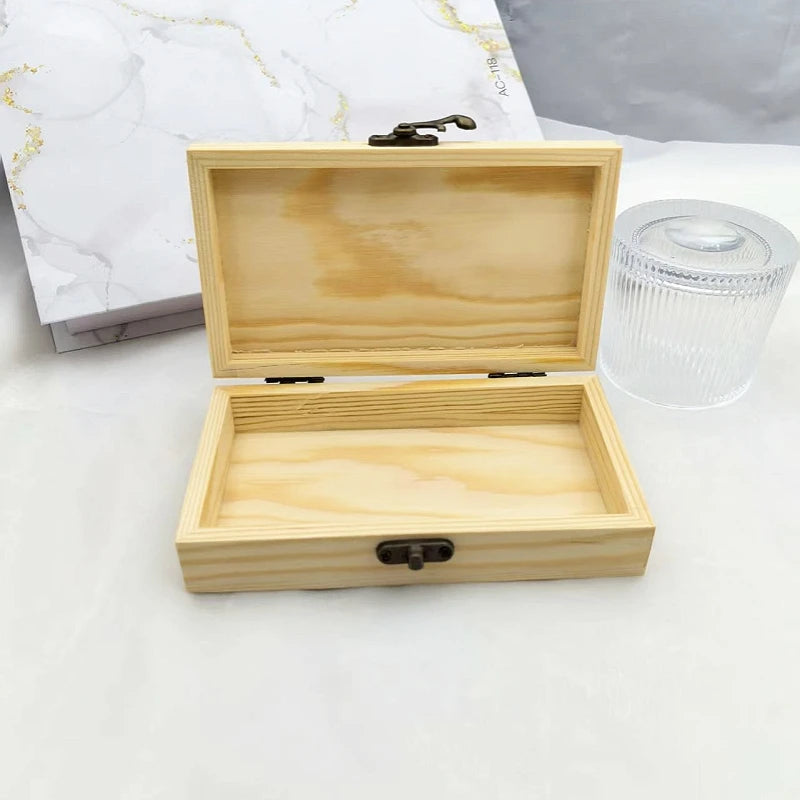 Classic Vintage Wooden Jewelry Box – Small Gift Box Wooden Jewelry Box Nixie