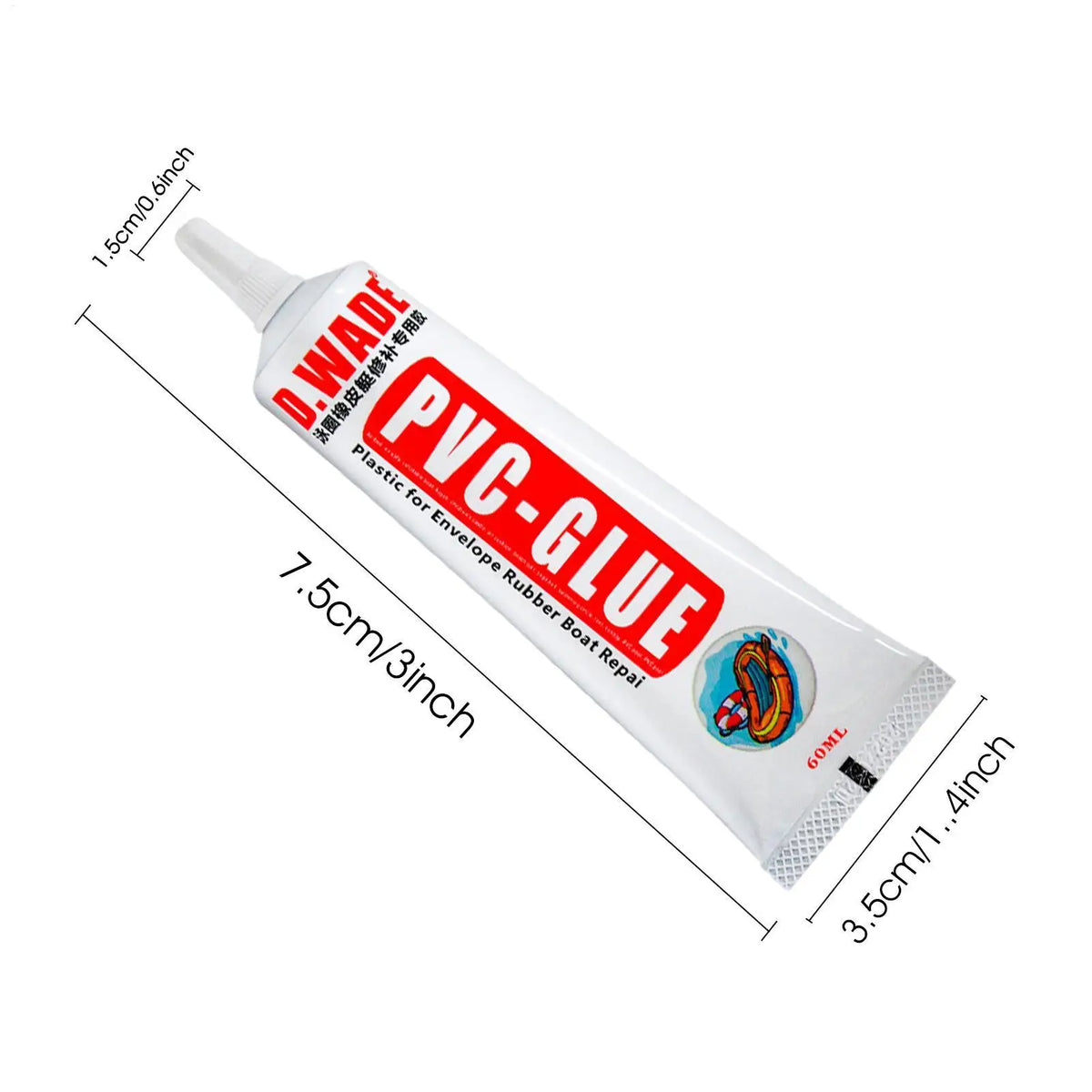 60g PVC Inflatable Repair Glue | High Viscosity Adhesive PVC Repair Adhesive Nixie