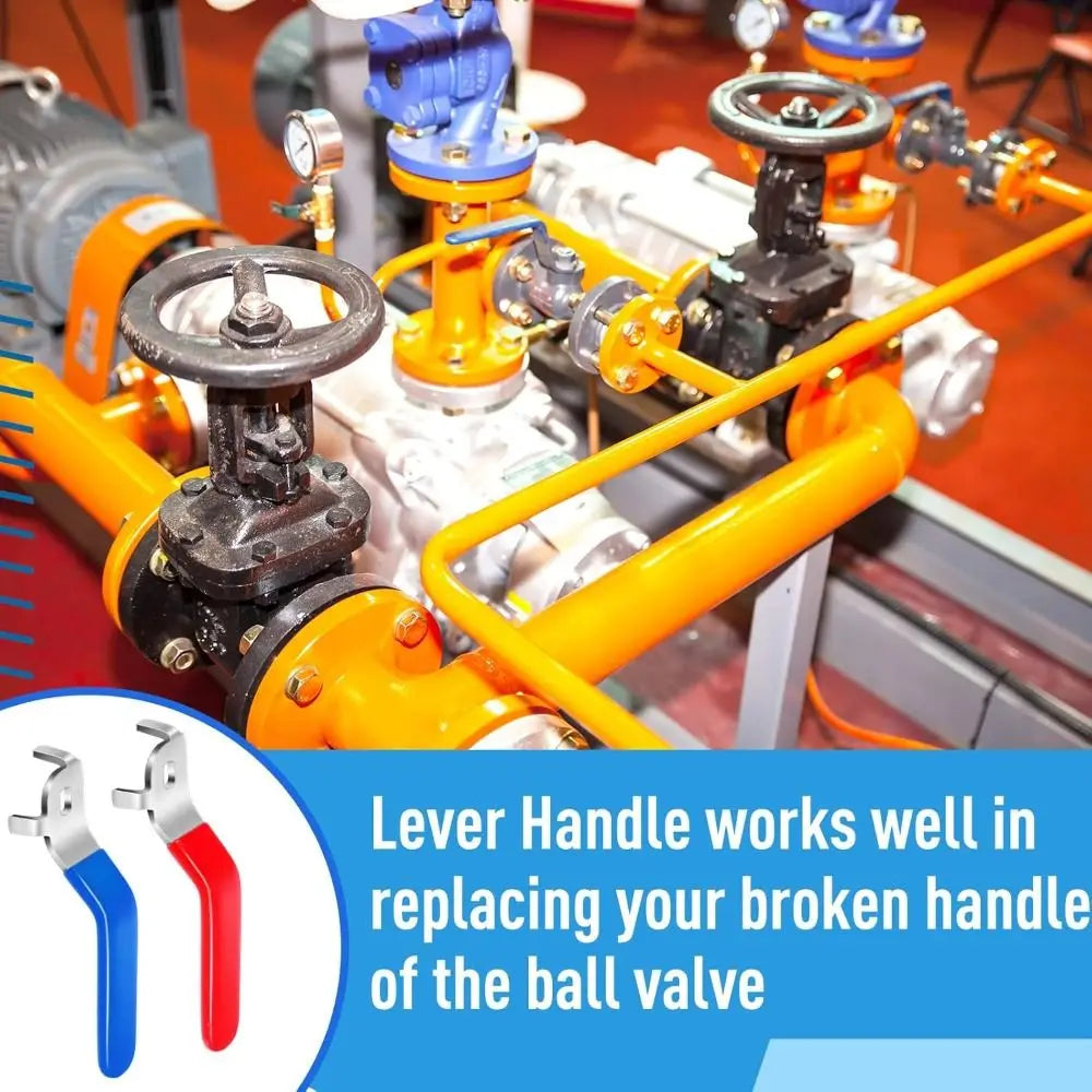 Chrome Ball Valve Handle – Universal Quarter-Turn Lever Ball Valve Handle Nixie