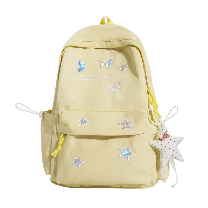 Women's Star Backpack – Korean College Style School Bag for Girls Girls School Backpack Nixie