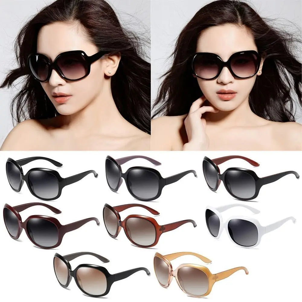 Oversized Gradient Sunglasses UV Protection Women | Elliptical Oversized Sunglasses Nixie