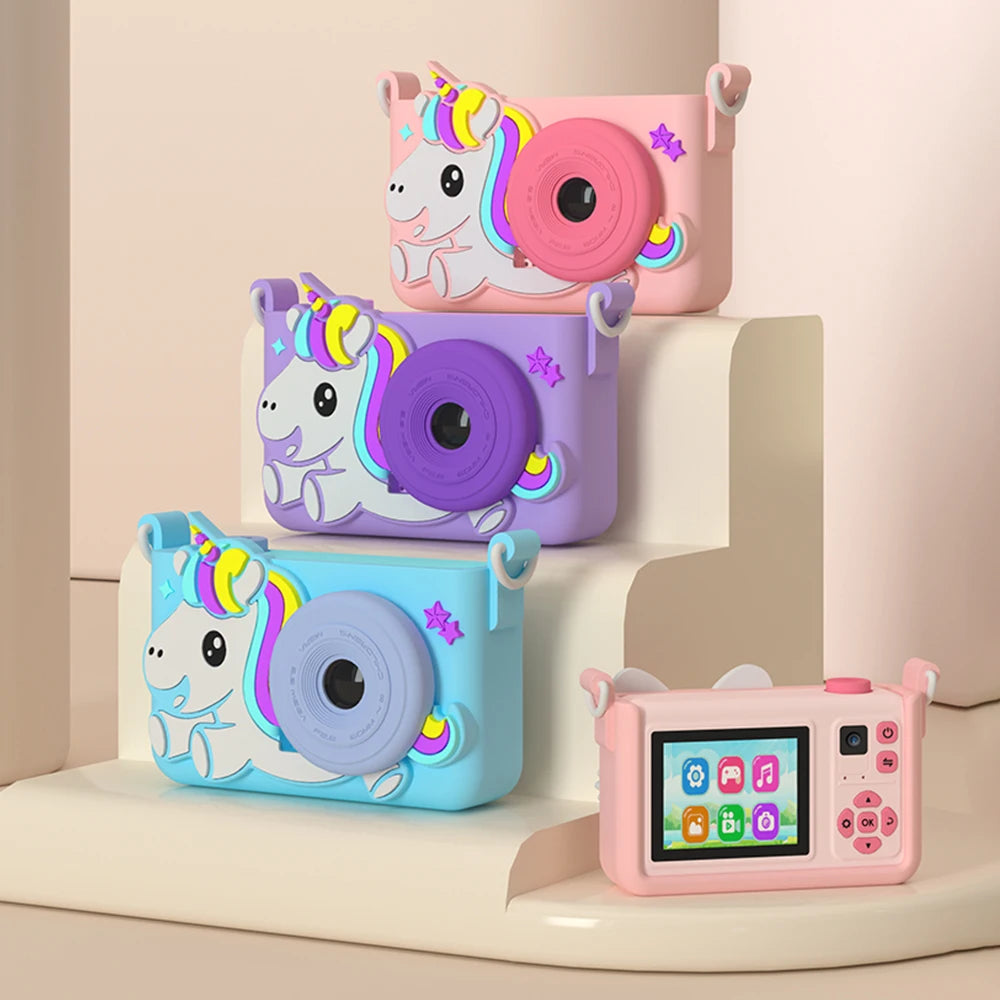 Unicorn Kids Digital Camera 1080P HD – Gift for Ages 3–12 Kids Digital Camera Nixie