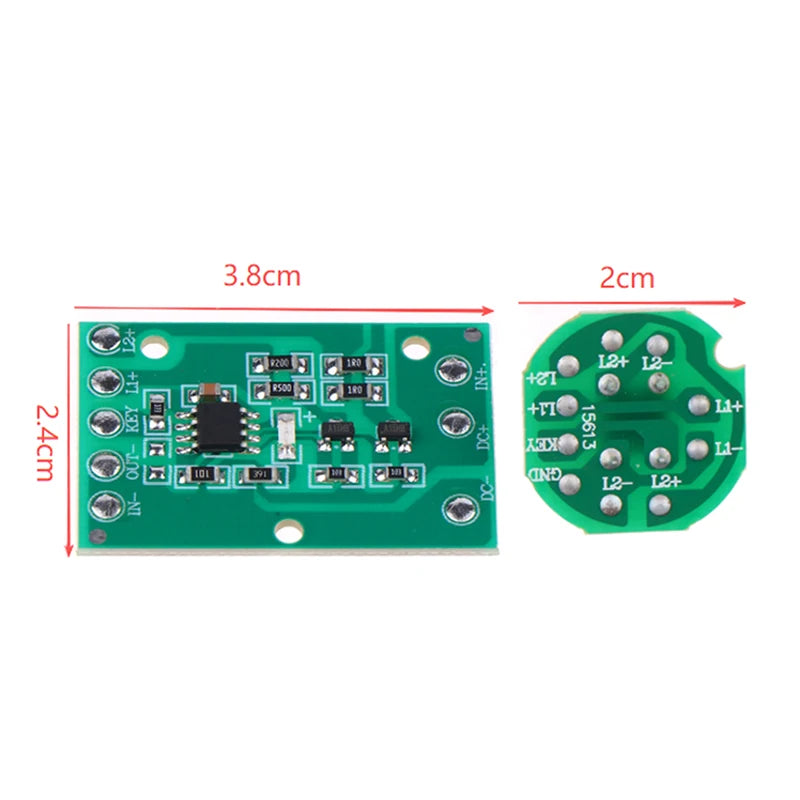 HZ-8813 Flashlight Driver Board PCB – 3 & 5 Function T6 U2 L2