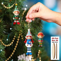 8-Piece Christmas Elf Wooden Ornaments Hanging Xmas Tree Decor Christmas Tree Ornaments Nixie Multicolor China Mainland