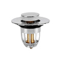 Pop-Up Sink Drain Stopper with Hair Catcher Filter Sink Drain Stopper Nixie Orange