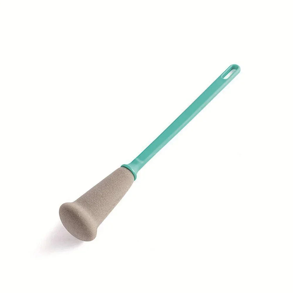 Long Handle Sponge Bottle Brush – Thermos & Cup Cleaner Bottle Cleaning Brush Nixie green 1pc