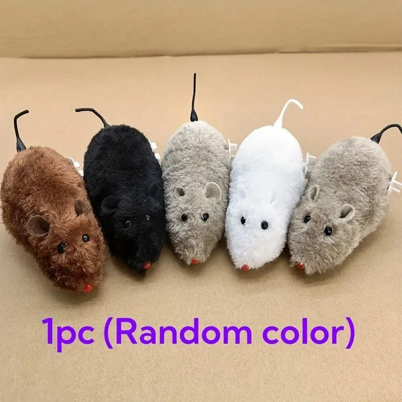 Lifelike Plush Mouse Toy for Cats, Dogs & Kids – Random Color Plush Pet Toy Nixie random 1pcs