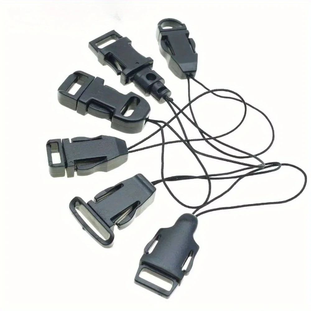 10-Pack Detachable Buckle Clips for ID Card Lanyards Lanyard Buckle Clips Nixie