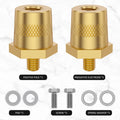 Brass Battery Terminal Adapter M6/M8 Thread Connector Pair Battery Terminal Adapter Nixie Battery Pole Adapter
