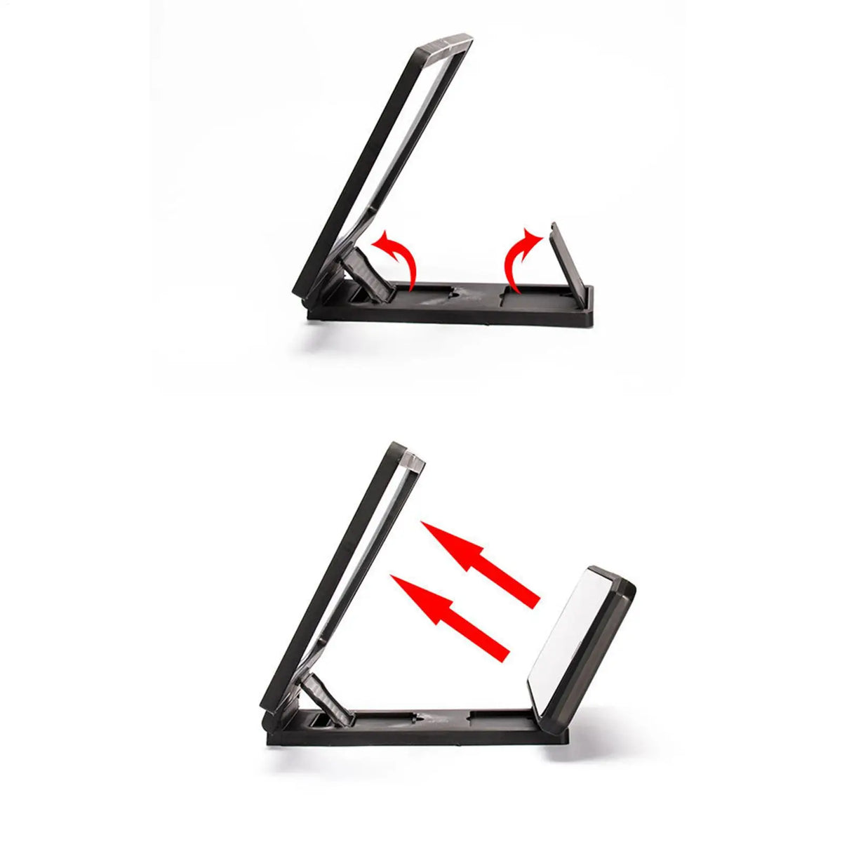 Foldable Phone Screen Magnifier 14" HD Projection Stand