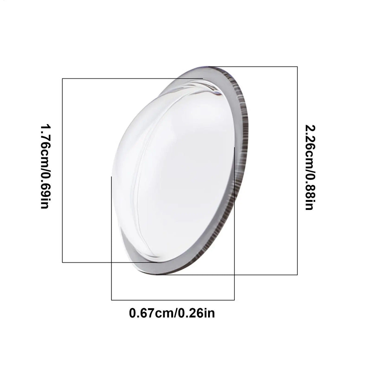 Car Front Camera Lens Protector 2Pcs Anti-Scratch Guard