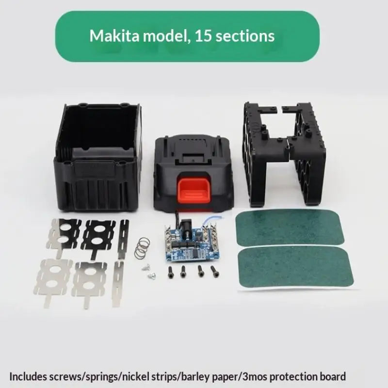 21V 18650 Battery Holder Box 5S 10S 15S – DIY Angle Grinder Kit Battery Holder Box Nixie A3