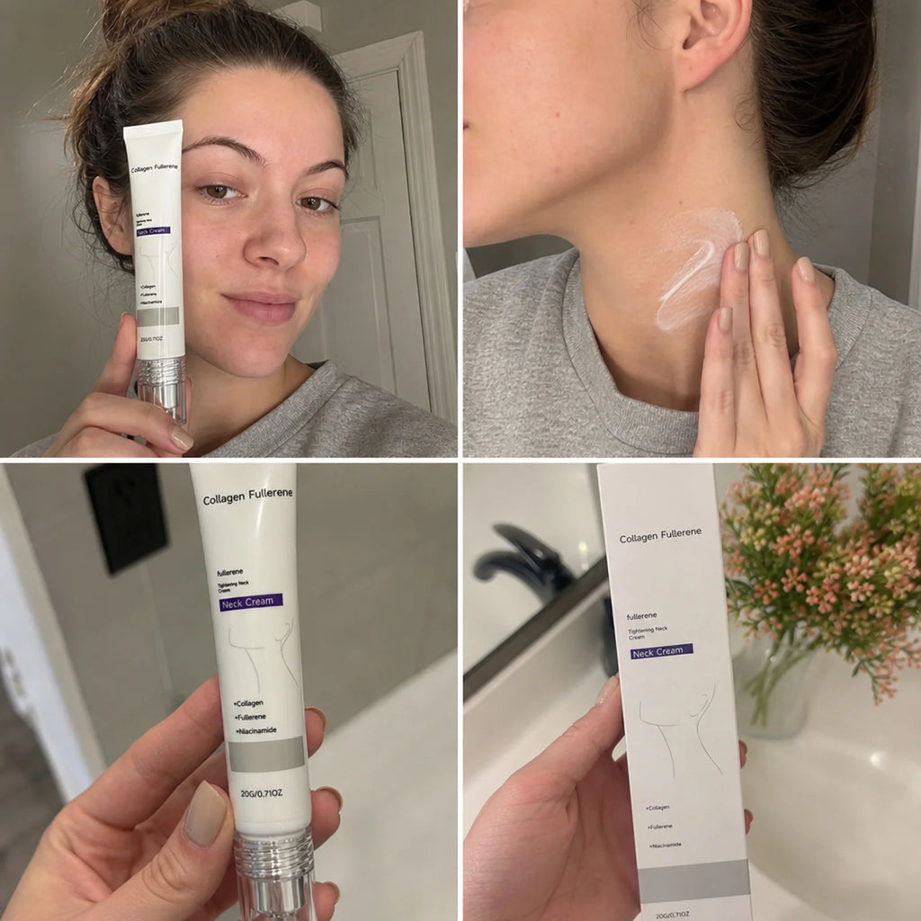 Roller-Ball Neck Cream – Collagen, Fullerene & Niacinamide Neck Cream Nixie