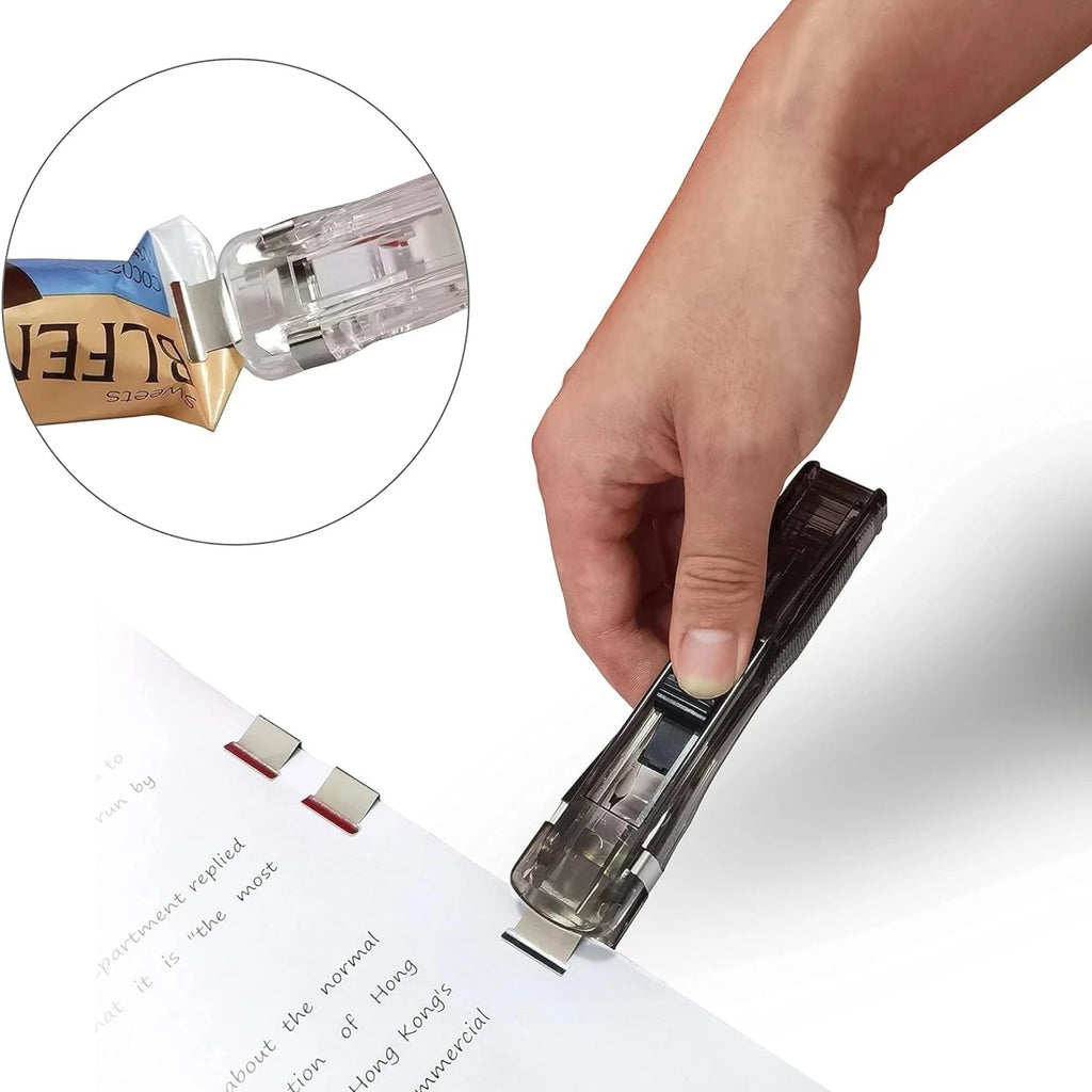 Paper Clip Dispenser + 50 Steel Clips – Desktop Organizer Paper Clip Dispenser Nixie