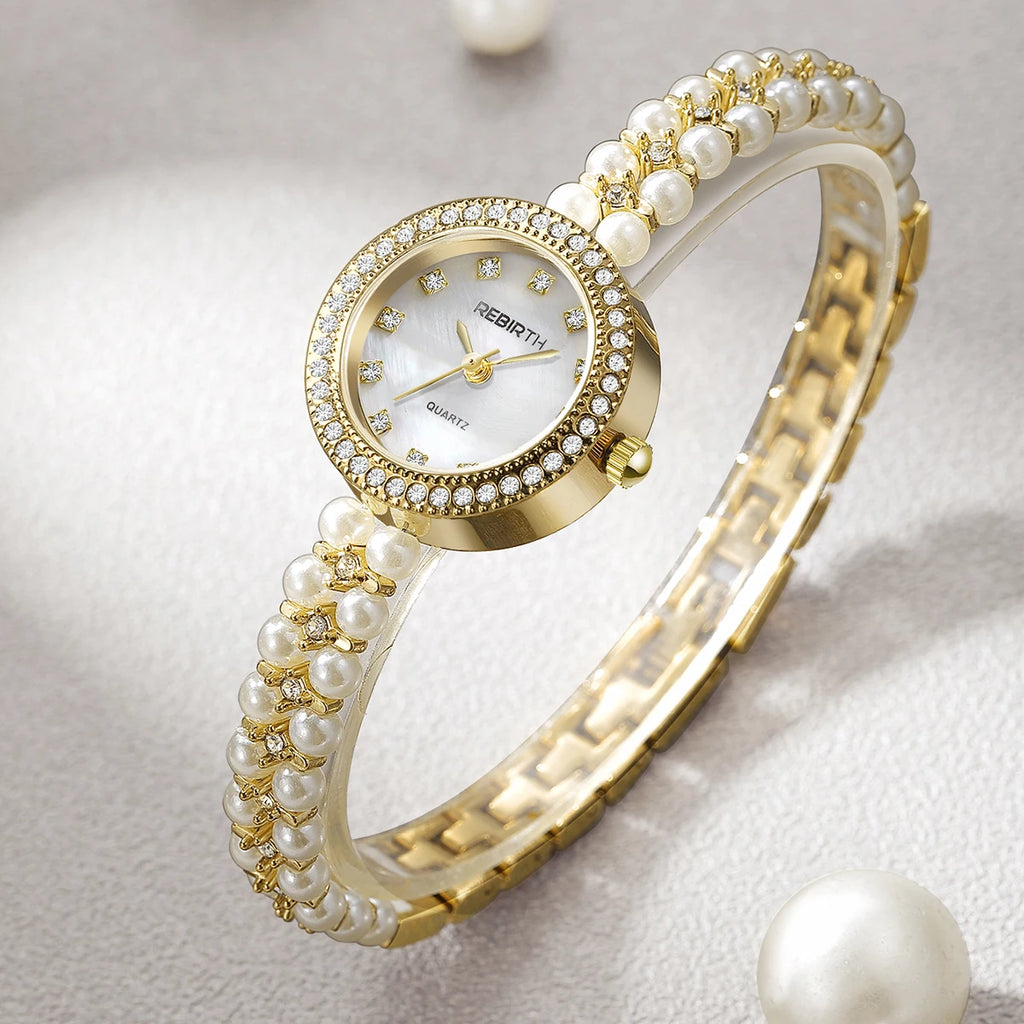 Luxury Women's Bracelet Quartz Watch – Vintage Small Dial Women's Quartz Watch Nixie