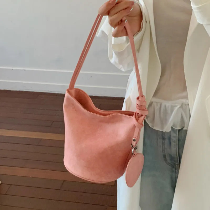 Vintage Bucket Bag for Women – Large Shoulder Handbag Women's Shoulder Bag Nixie