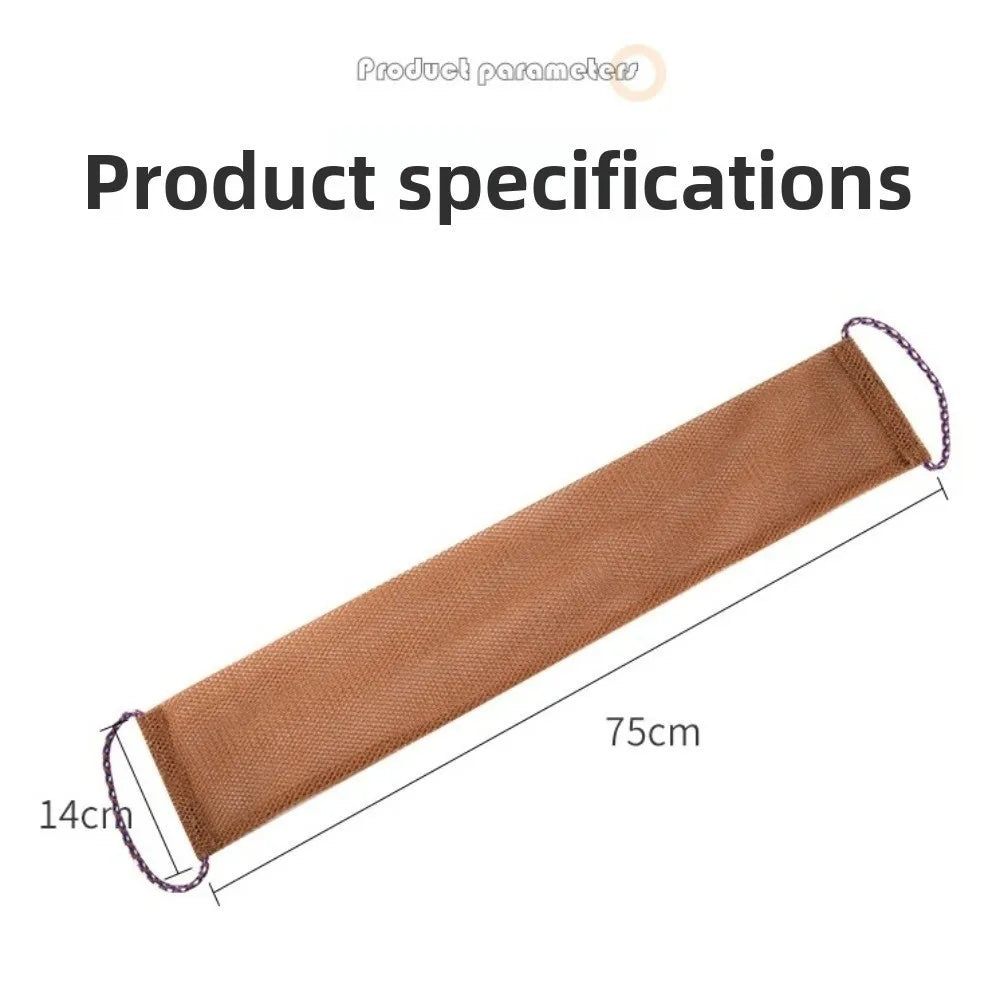 African Net Sponge Long Back Strap Exfoliating Shower Puff Exfoliating Bath Sponge Nixie