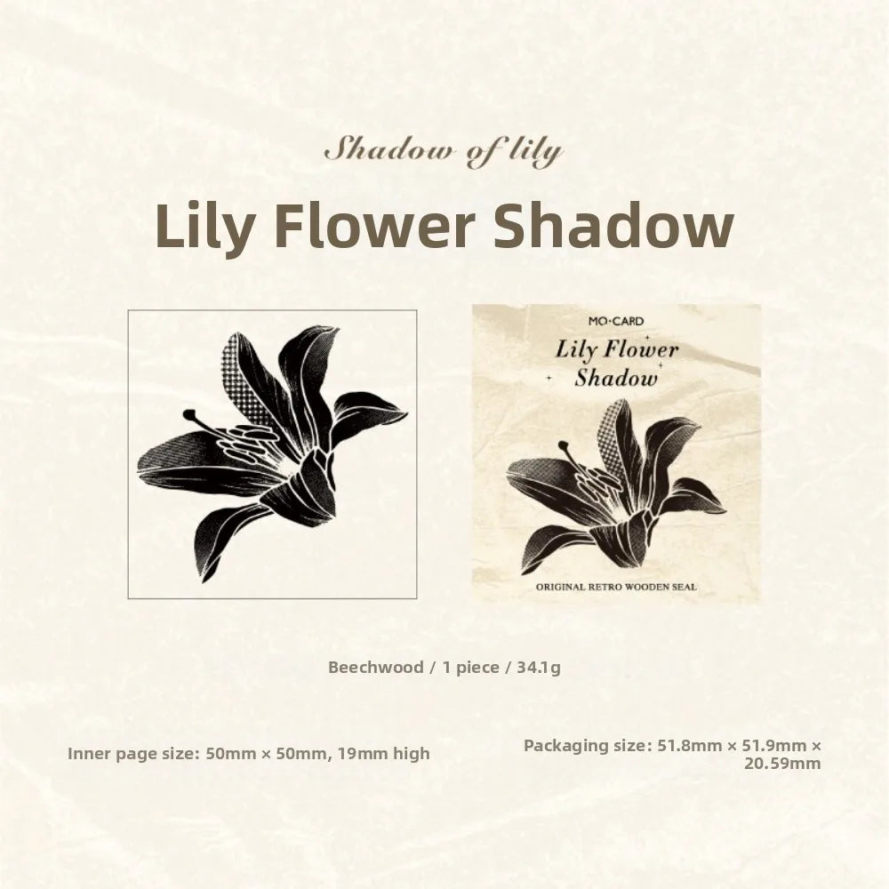 Wooden Rubber Craft Stamps – Flower Butterfly Leaves Designs Rubber Craft Stamps Nixie A