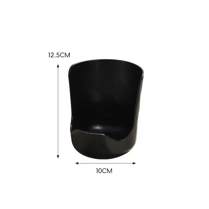 Non-Slip Spatula Holder & Pot Lid Storage Rack for Kitchen Kitchen Utensil Holder Nixie Black