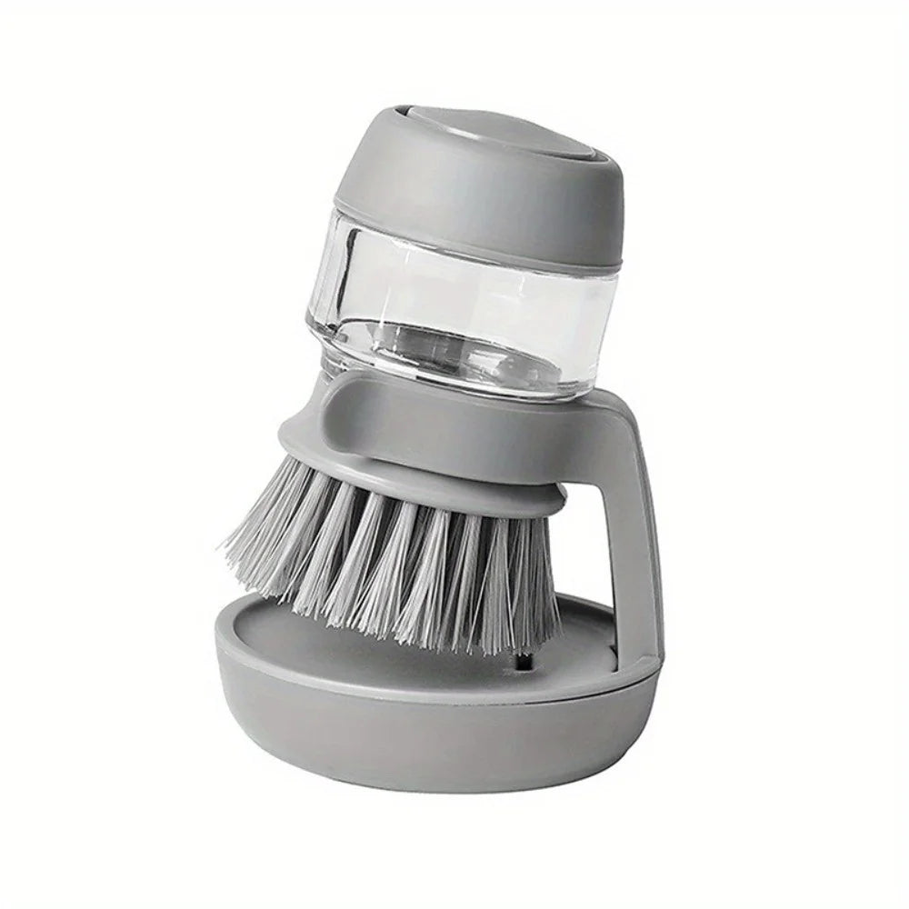 Nixie Soap Dispensing Dish Brush – Kitchen Pot Scrubber