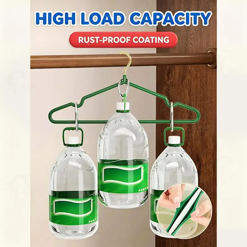 10-Pack Non-Slip Metal Clothes Hangers – PVC Coated, 40cm Clothes Hangers Nixie