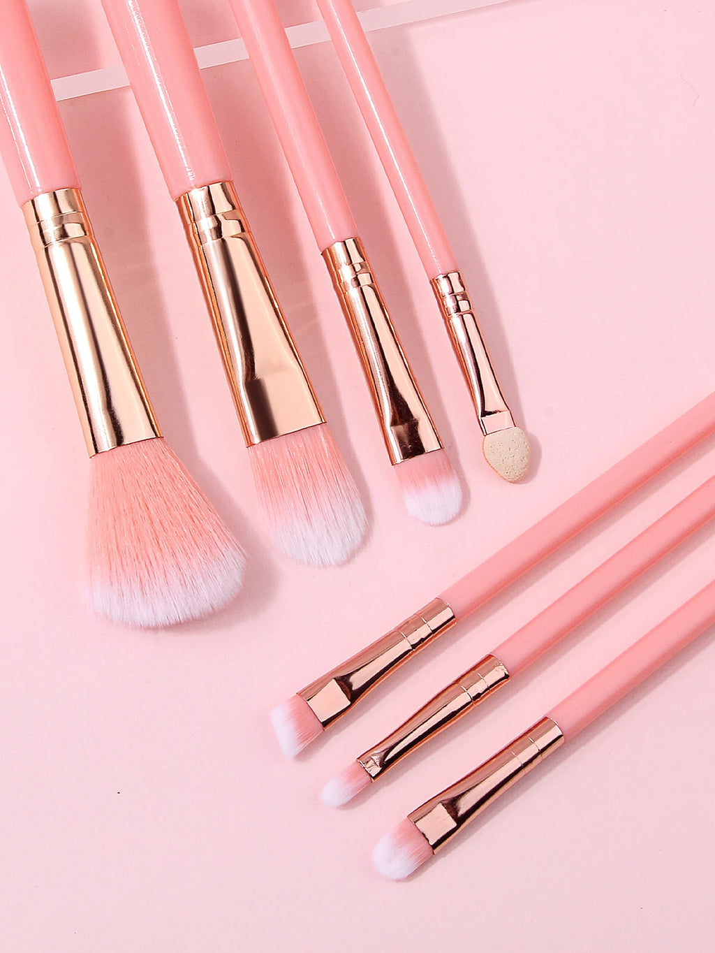 10-Piece Makeup Brush Kit with Powder Puff & Sponge Makeup Brush Set Nixie