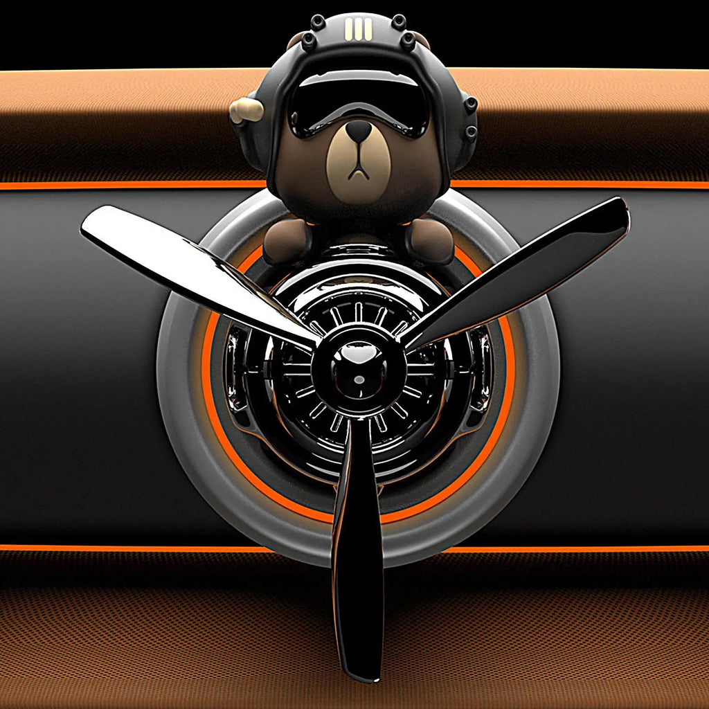 Bear Car Air Freshener Vent Clip Aromatherapy Diffuser
