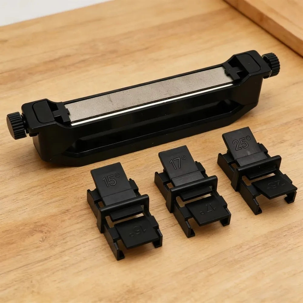 Adjustable Angle Knife Sharpener – Dual Whetstone & Non-Slip Grip Knife Sharpener Nixie