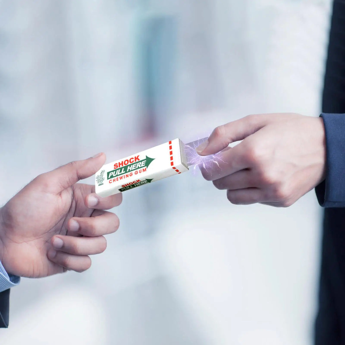Electric Shock Chewing Gum Prank Toy – April Fool's Joke Novelty Prank Toy Nixie