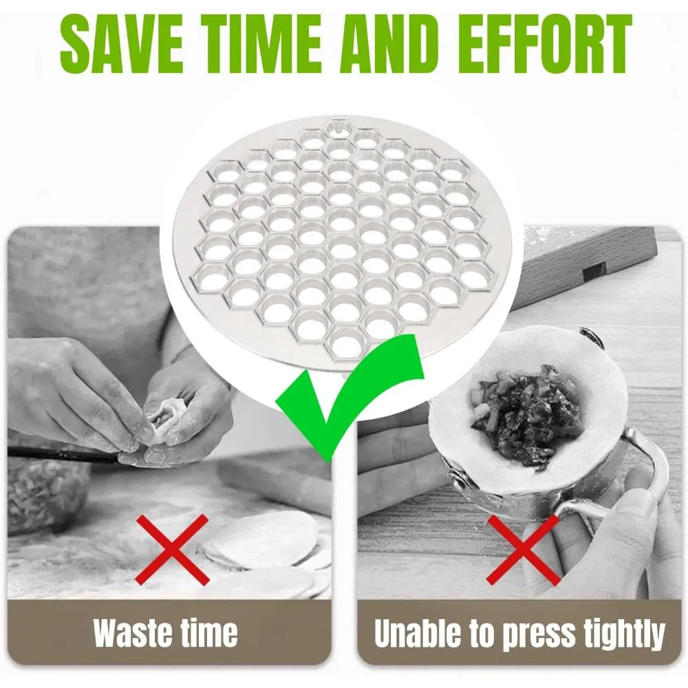 Stainless Steel Dumpling Mold Press – DIY Dumpling Maker Tool Dumpling Press Mold Nixie