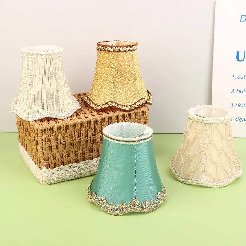 Fabric Lampshade Cover for Chandelier & Wall Lamp | DIY Decor Fabric Lampshade Cover Nixie
