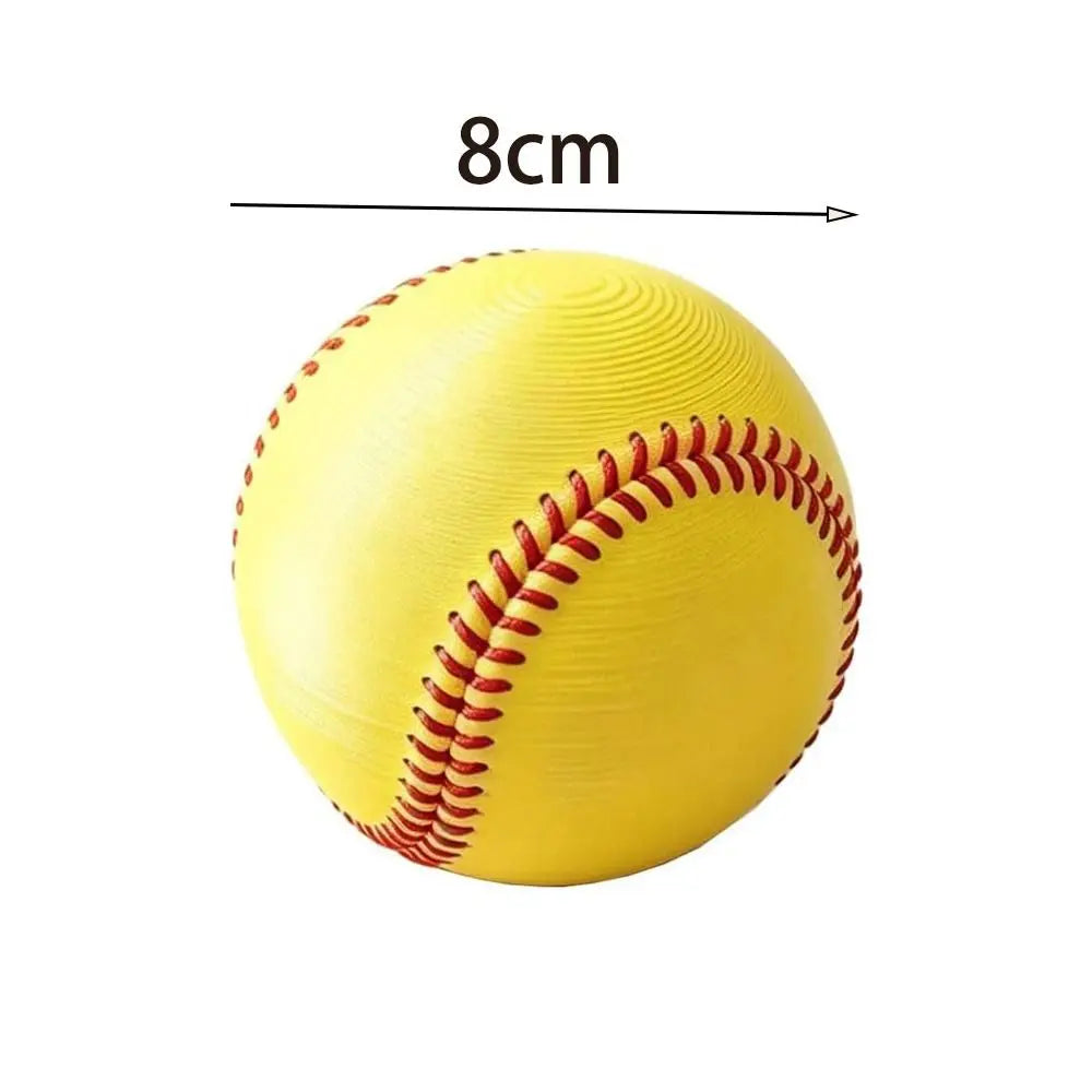 3D Softball Baseball Night Light Silicone LED Bedside Lamp