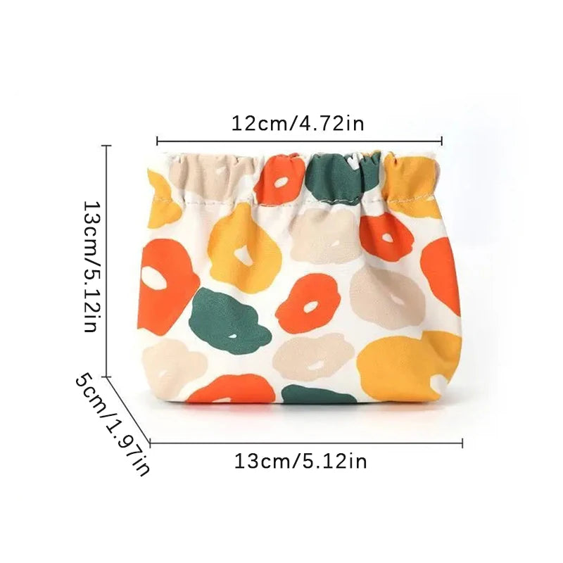 Women's Mini Pouch – Sanitary, Cosmetics & Coin Organizer Bag