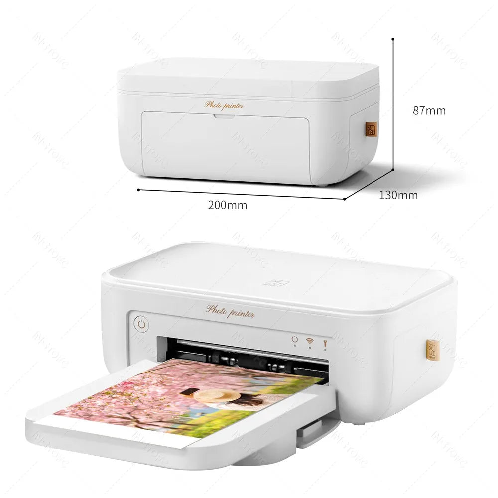 HPRT CP4100 Wireless 4x6 Photo Printer | Sublimation 300dpi Photo Printer Nixie