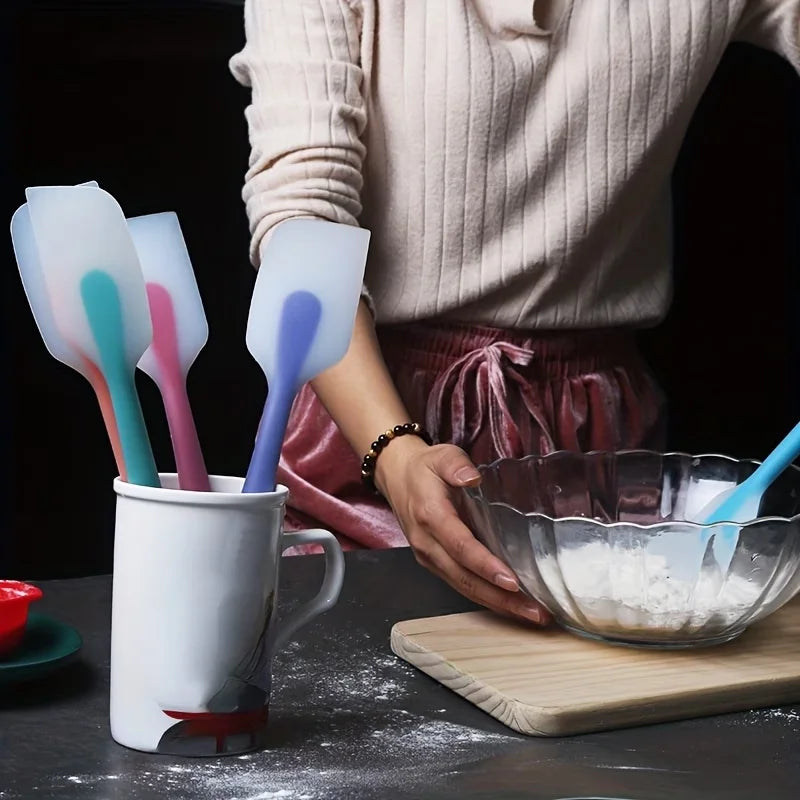 5-Piece Silicone Spoon Set – Non-Stick Heat-Resistant Utensils Silicone Kitchen Utensils Nixie