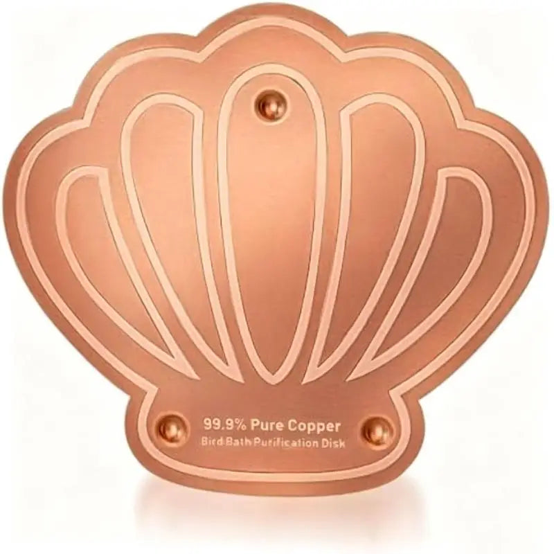 Copper Bird Bath Cleaner Disc – Natural Water Purifier & Decor Bird Bath Accessory Nixie A8