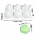 6-Cavity Green Apple Silicone Mold – Non-Stick Cake Baking Tool Silicone Cake Mold Nixie 1