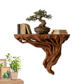 Tree Root Shaped Bohemian Floating Wall Shelf | Retro Décor