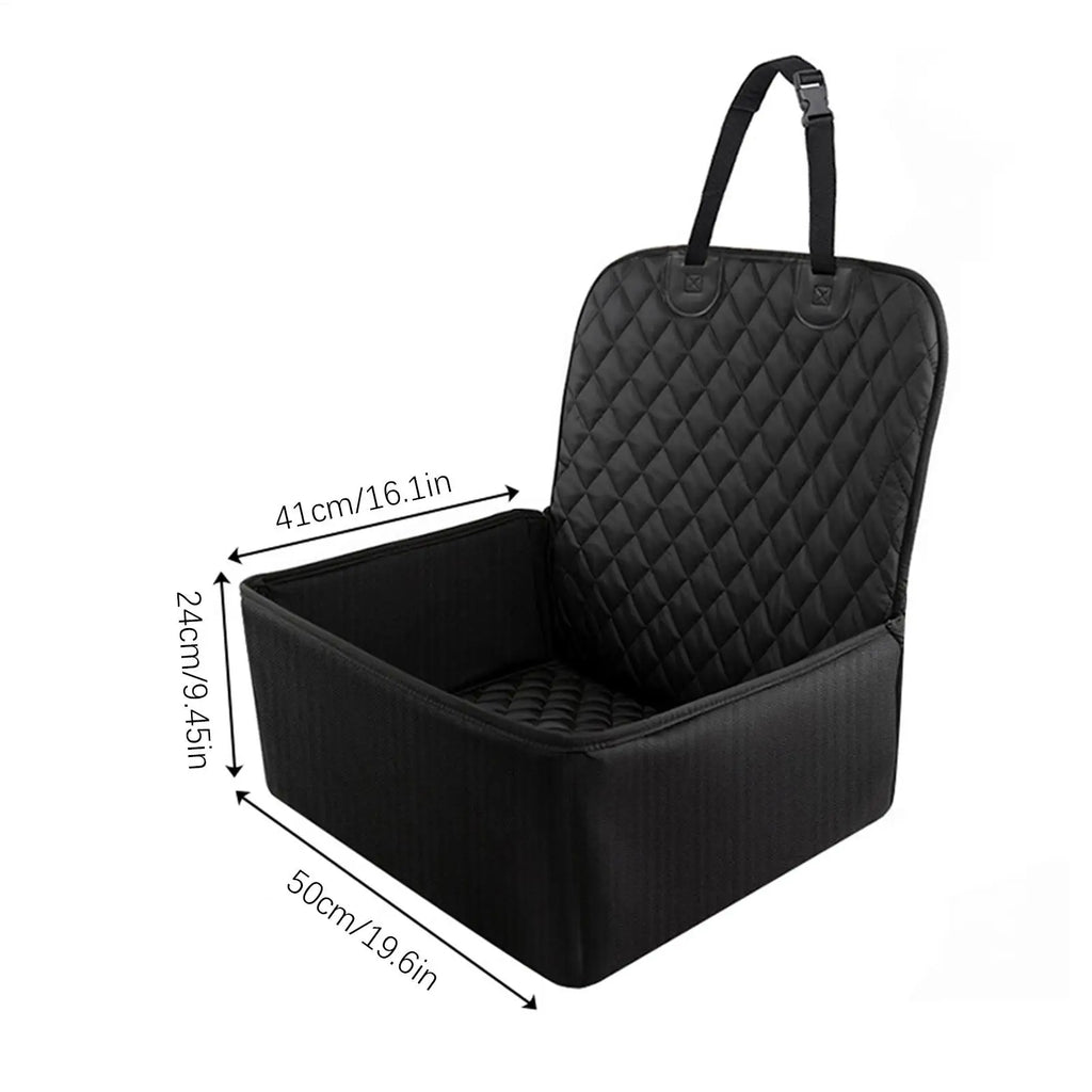 Large Waterproof Dog Booster Car Seat – Backseat Pet Cushion Pet Car Seat Nixie
