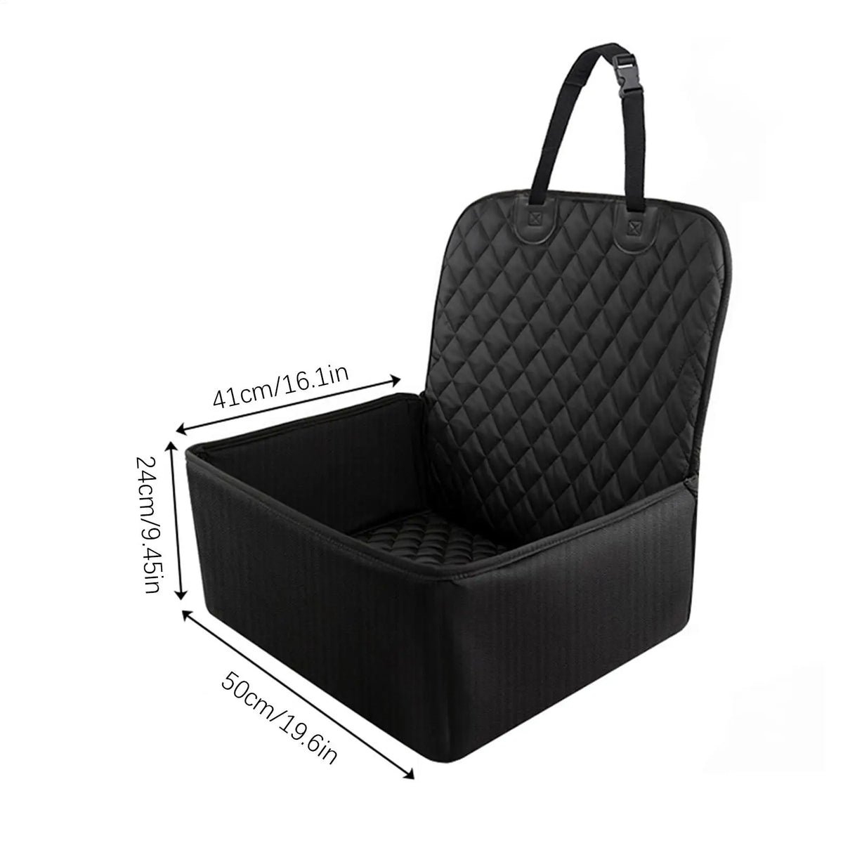 Large Waterproof Dog Booster Car Seat – Backseat Pet Cushion Pet Car Seat Nixie