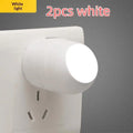 2PCS Auto Sensor LED Night Light for Kids & Nursery – 5V LED Night Light Nixie 2pcs White