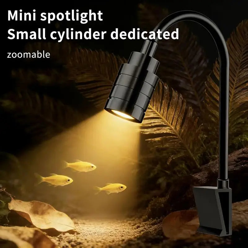 3W LED Nano Aquarium Spotlight – Fish Tank Lamp for Aquascape Aquarium Spotlight Nixie